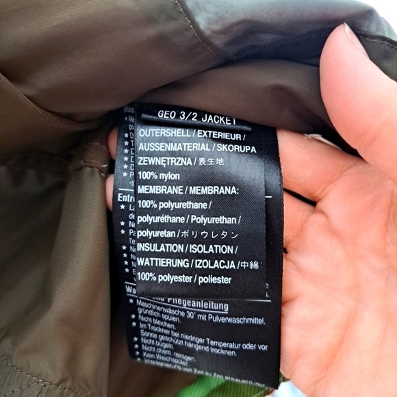 Burton 3/2 Geo snowboard coat gren plaid small - Picture 6 of 7